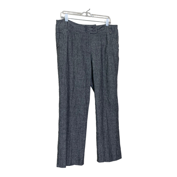 Cato gray straight leg office pants size 14P - Picture 7 of 9
